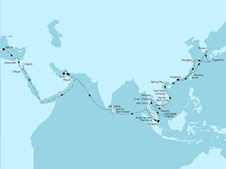 MEIN SCHIFF 5 - GROSSE WELTENTDECKER ROUTE II