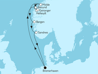 Norwegen mit Molde