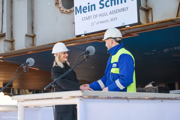 Mein Schiff 7 Kiellegung