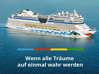 Weltreise 2026   mit AIDAsol  vom 18.10.2026 bis 21.02.2027  ab/bis Hamburg