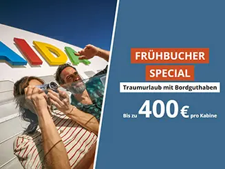 Jetzt: AIDA Sommer 2026 mit Bordguthaben buchen!